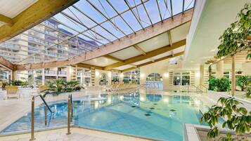 Indoor pool, outdoor pool