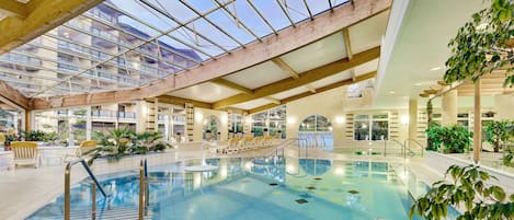 Indoor pool, outdoor pool