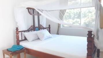Individually decorated, individually furnished, blackout drapes