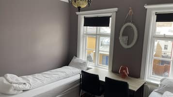 Basic Double or Twin Room, Shared Bathroom | Free WiFi, bed sheets