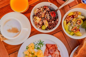 Daily buffet breakfast (EUR 15 per person)