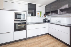 Apartment (Ruder. incl. EUR85 Cleaning Fee) | Private kitchen | Fridge, microwave, stovetop, dishwasher - Winkelschiffchen II (Juist)