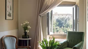 Classic Room, located in a dependence, at 300 meters from the historic Villa, accessible with stairs