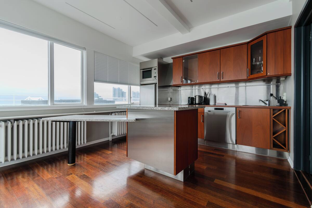 king suite with balcony and mountain view | private kitchenette | coffee/tea maker