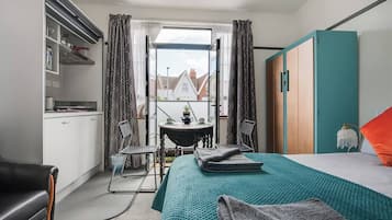 1 bedroom, iron/ironing board, travel crib, free WiFi