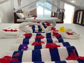 Chambre Double Deluxe, 2 lits une place | Minibar, coffres-forts dans les chambres, décoration personnalisée