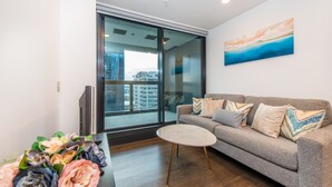City Apartment, 1 Bedroom, Non Smoking | Living area - Ehome - Sea & Skytower Views, Unbeatable Location In CBD (Auckland)