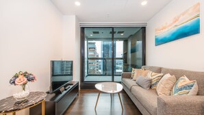 City Apartment, 1 Bedroom, Non Smoking | Living area - Ehome - Sea & Skytower Views, Unbeatable Location In CBD (Auckland)