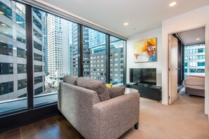 City Apartment, 1 Bedroom, Non Smoking | Living area