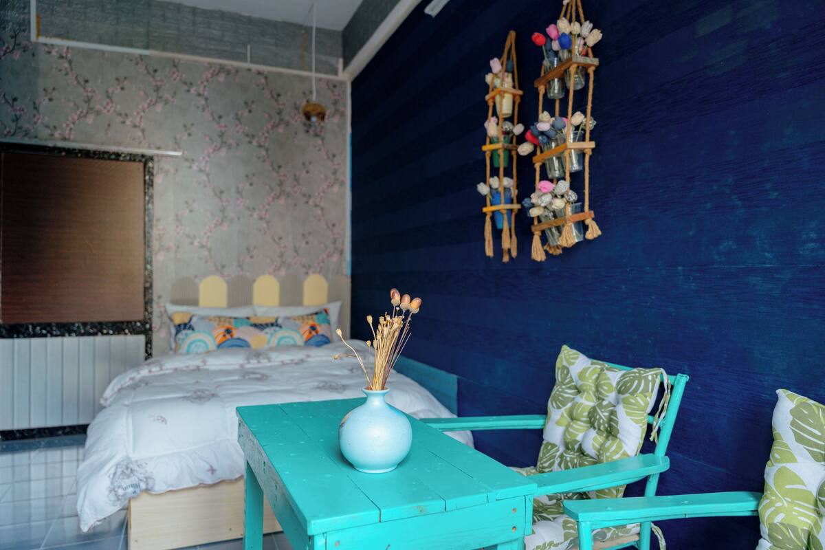 Double bed room with Outside bathroom | 셀렉트 컴포트 침대, 암막 커튼, 무료 WiFi, 침대 시트
