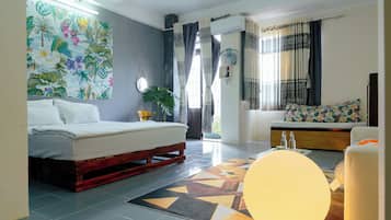 1 quarto, camas Select Comfort, cortinas blackout, Wi-Fi de cortesia