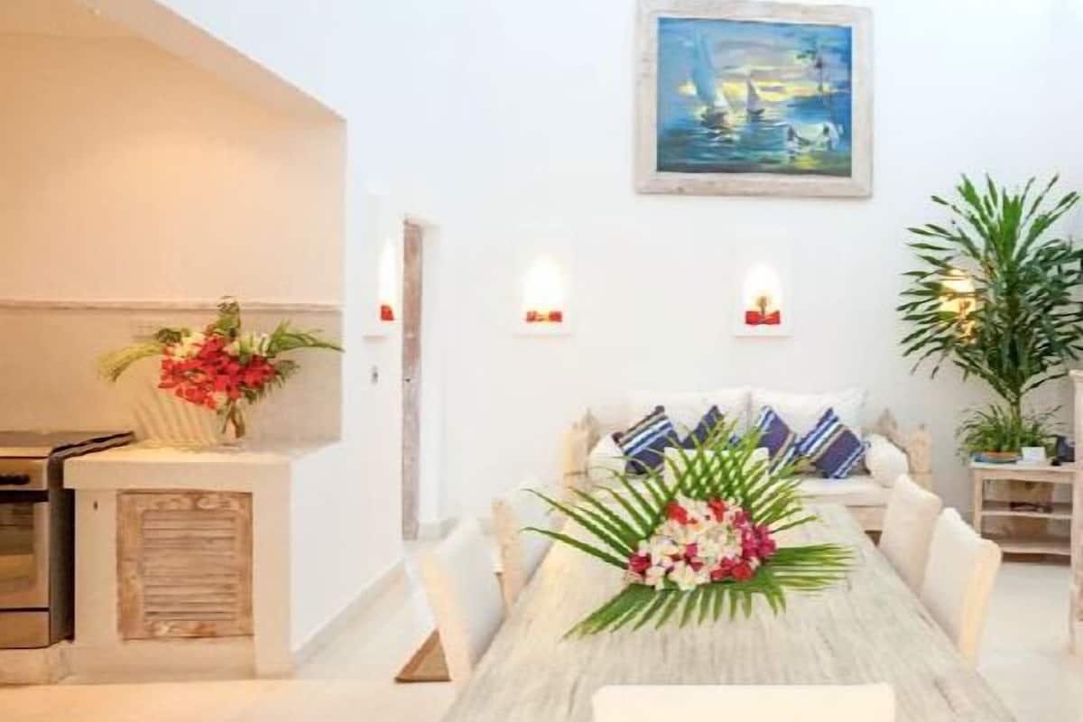 40-inch flat-screen tv with satellite channels, tv, books