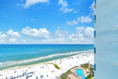 🐟BeachFront-Large Balcony-Pool~Fitness Center-Spa-Sterling Breeze 904🐟