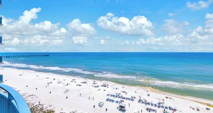 🐟BeachFront-Large Balcony-Pool~Fitness Center-Spa-Sterling Breeze 904🐟