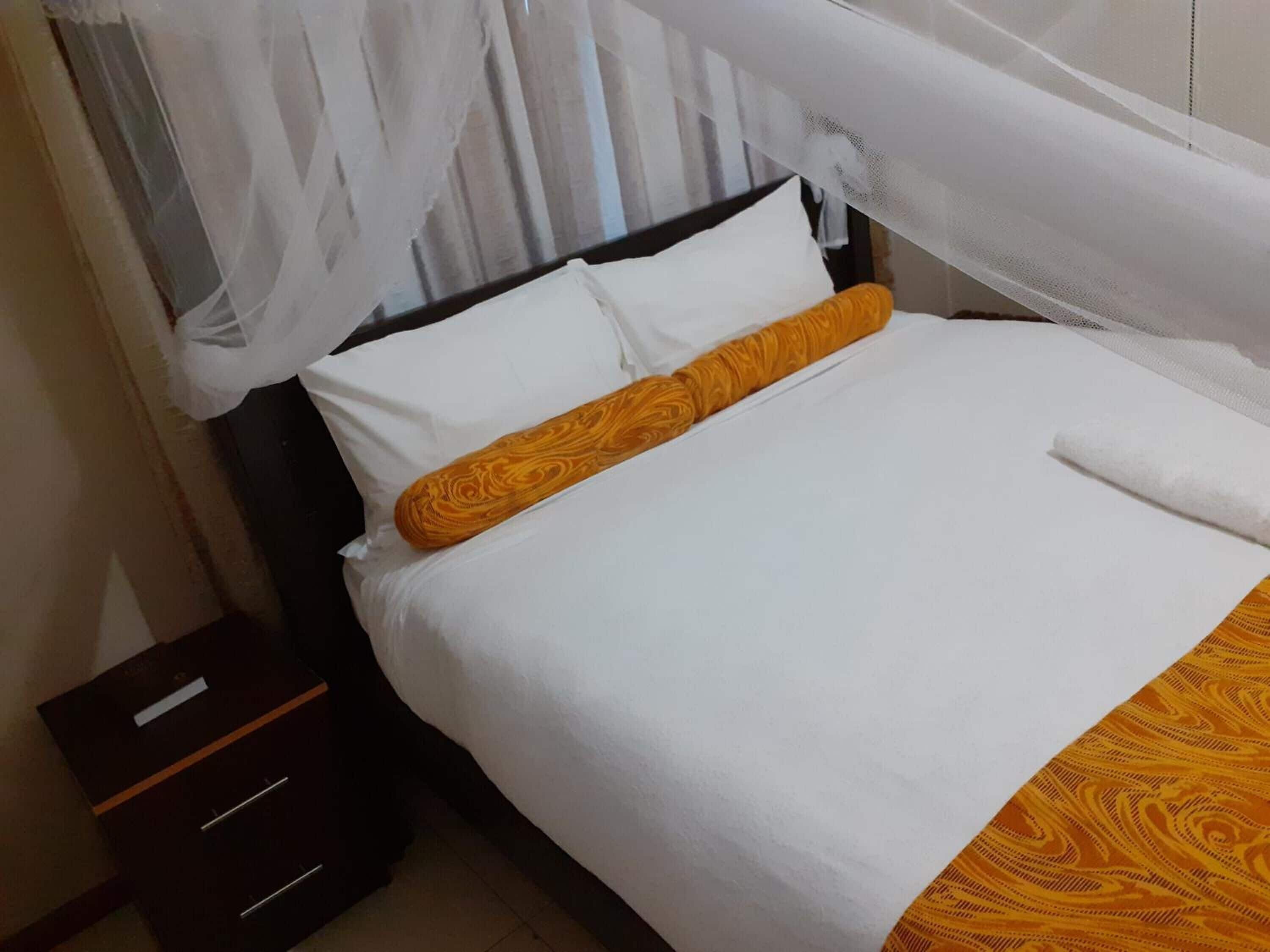 Desk, laptop workspace, iron/ironing board, WiFi