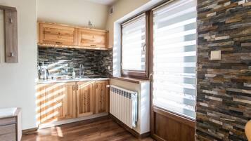 Double Room, Kitchenette | Private kitchen