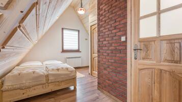 Double Room, 1 Double Bed with Sofa bed (Attic) | Individually furnished, free WiFi, bed sheets