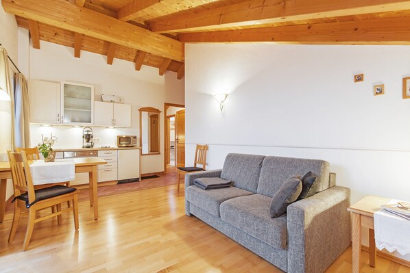 Appart'hôtel Confort, 1 chambre, vue montagne (Kaiserblick) | Coin séjour