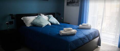 Desk, soundproofing, iron/ironing board (on request), cribs (free)