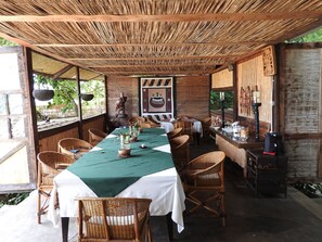 Dining - Norman Carr Cottage (Monkey Bay)