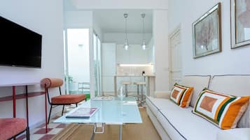 Apartment (2 Bedrooms) | Living area | 32-inch TV with cable channels