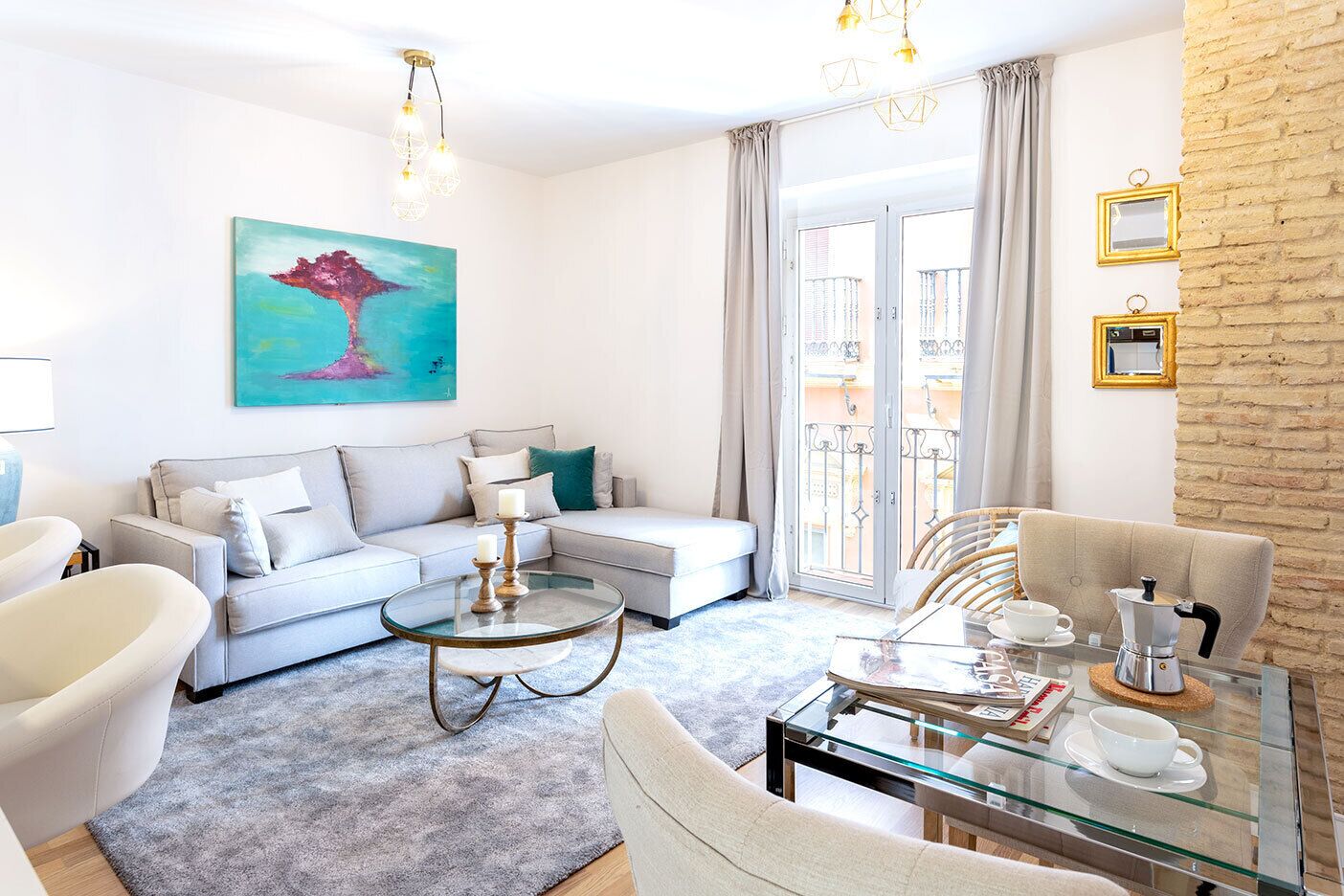 Apartment (1 Bedroom) | Living area