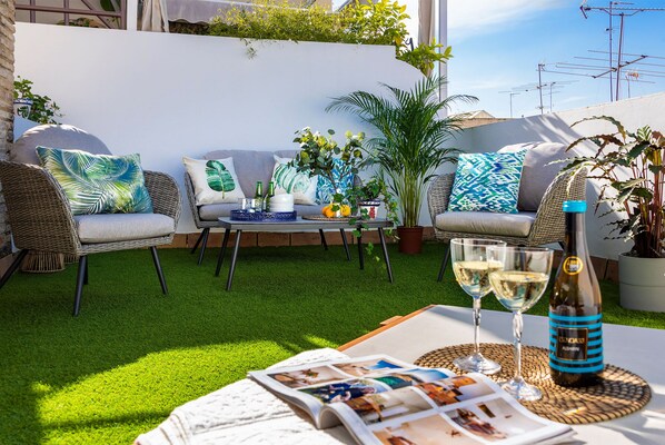 Appartement (4 Bedrooms) | Terrasse/Patio