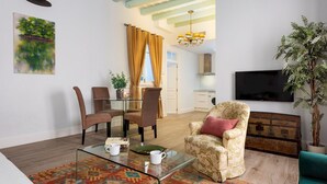 Apartment, 1 Bedroom | Living room | 32-inch TV with cable channels - Beatiful & Quiet 1Bd Apartment Near the Cathedral, Padre Marchena III (Seville)