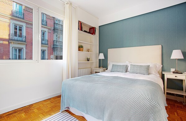 Apartment, 1 Bedroom | 1 bedroom, soundproofing, iron/ironing board, free WiFi