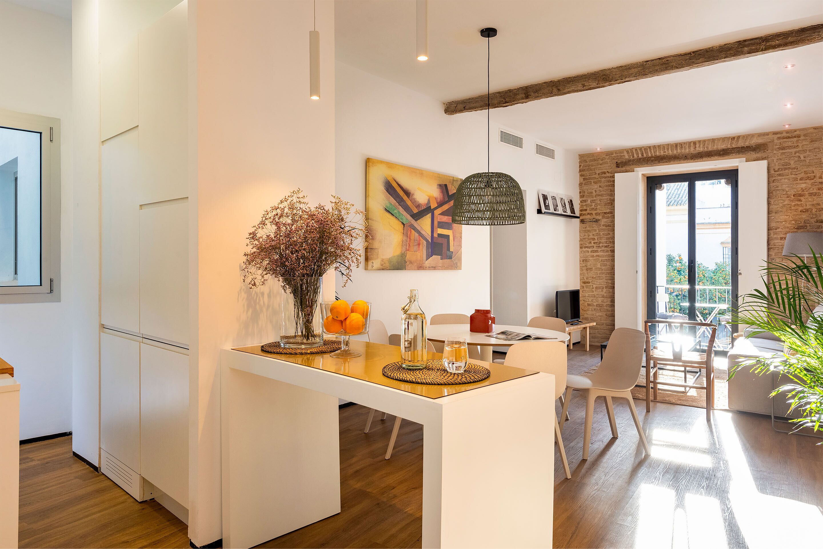 Apartment (3 Bedrooms) | Living area | 32-inch TV with cable channels