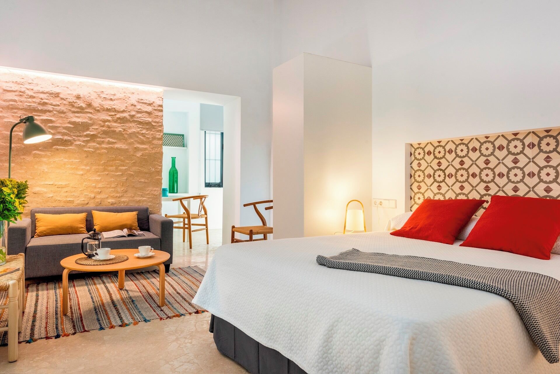 Apartment (1 Bedroom) | 1 Schlafzimmer, schallisolierte Zimmer, Bügeleisen/Bügelbrett