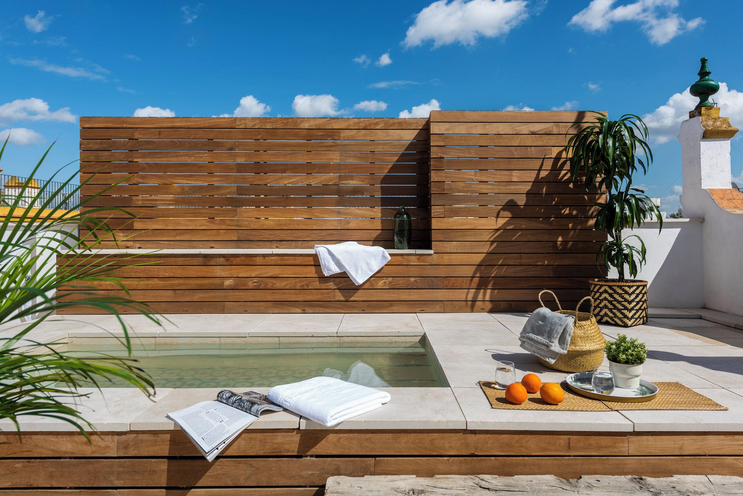 Piscina externa sazonal