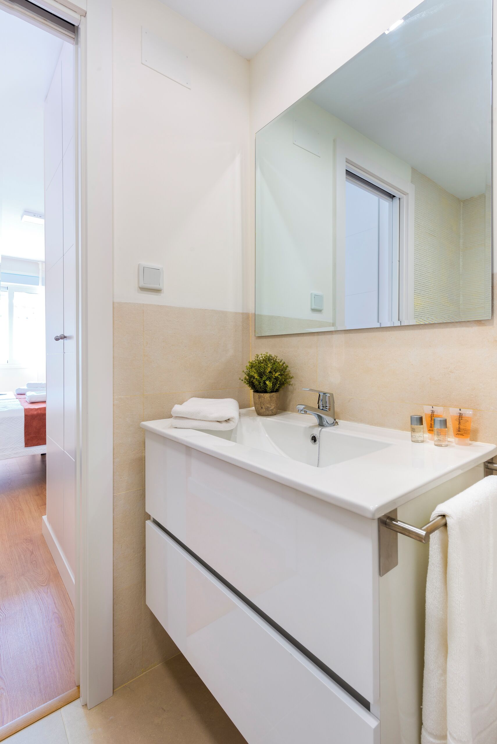 Apartamento (2 Bedrooms) | Banheiro | Chuveiro, toalhas de banho