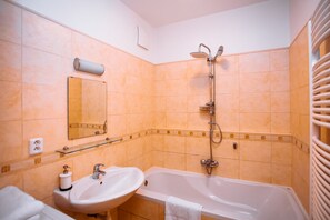 Classic Apartment | Bathroom shower - Beautiful apartment in central Residence (Prague)