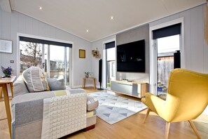 Smart-tv och en stereo