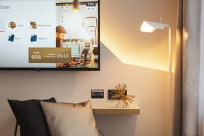 Allergitestet sengetøy, safe på rommet, skrivebord og lydisolert