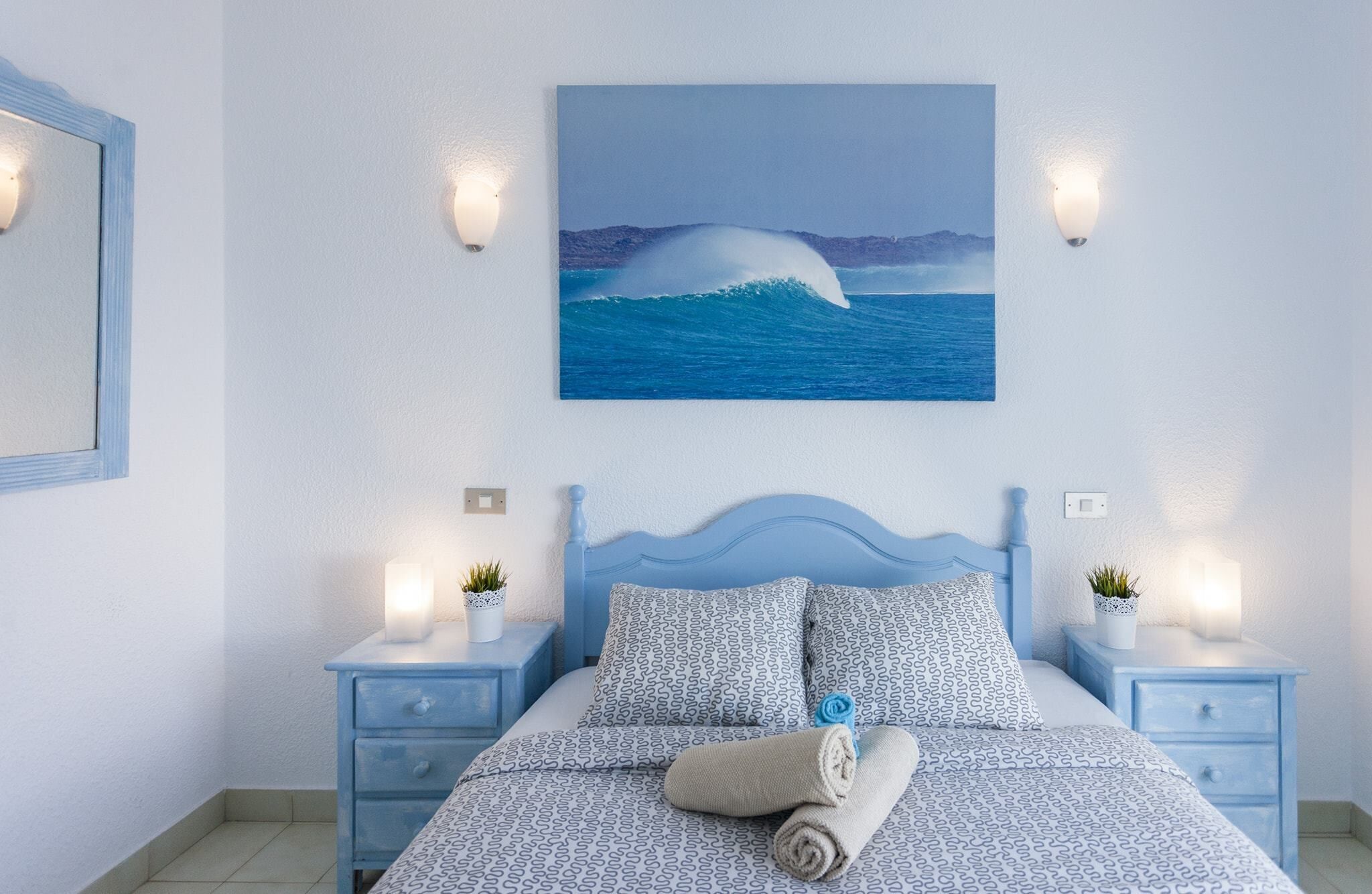 Double Room, Balcony, Sea View | Bed sheets