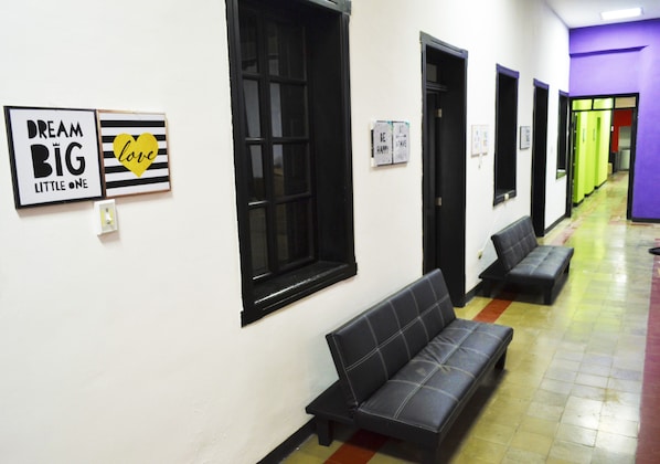 Interior entrance