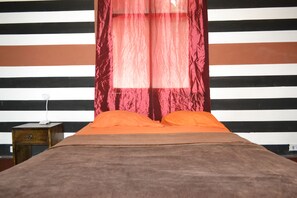 Blackout curtains, iron/ironing board, free WiFi, bed sheets