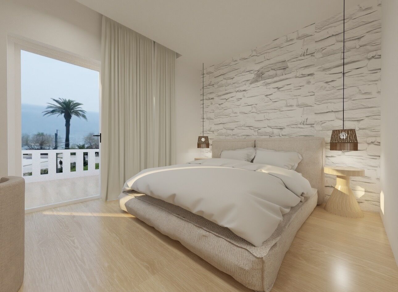 Grand-Apartment, Meerblick | Hochwertige Bettwaren, individuell dekoriert, individuell eingerichtet