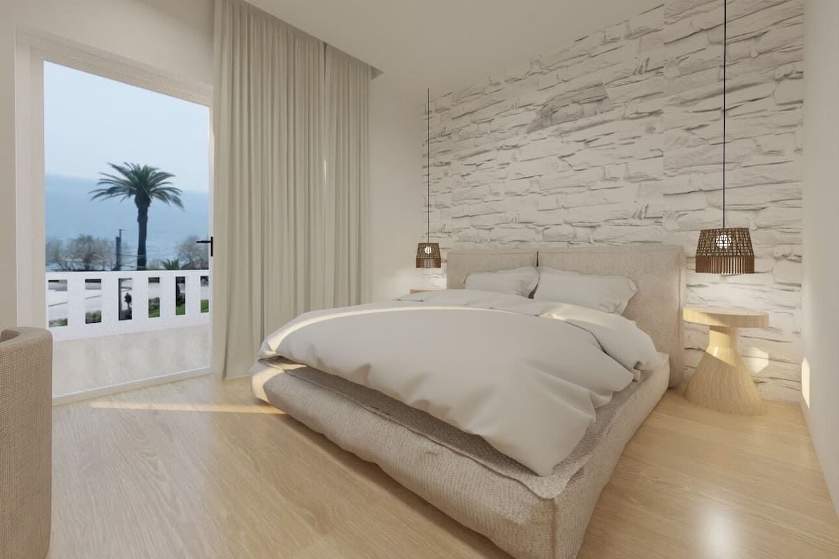 Grand Apartment Sea View | Premium bedding, individually decorated, individually furnished