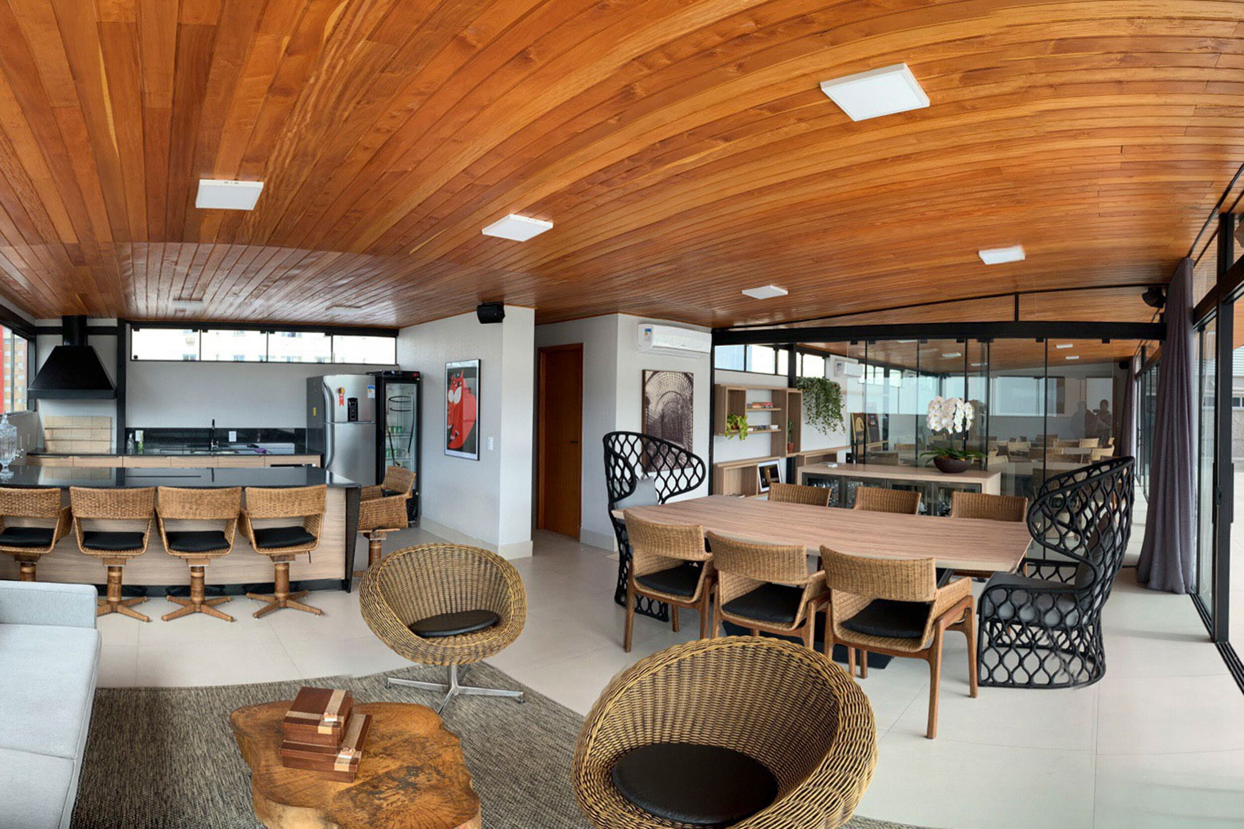 Terraço na cobertura