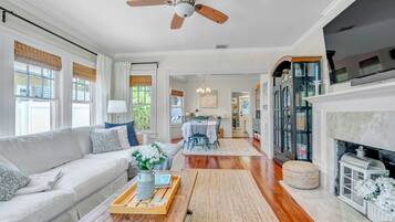 Smart TV, DVD player, toys, books