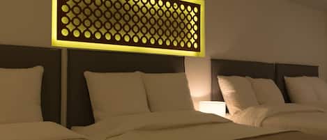 2 sovrum, mörkläggningsgardiner, gratis wi-fi och sängkläder