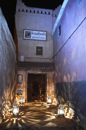 Entrée de l’hébergement