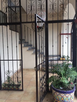 Interior entrance