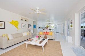 House, 5 Bedrooms | Living room | 32-inch flat-screen TV with digital channels, TV - Bahama Mama by Eleuthera Vacation Rentals (Governor's Harbour)