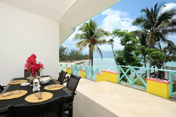 Balcony - Pau Pau Beach Estate by Eleuthera Vacation Rentals (South Palmetto Point)