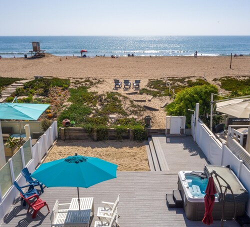 March 10% Off - Beachfront House - New Remodel - Views, Spa + Deck