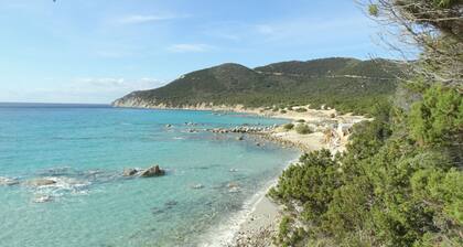 Villa dell'Arte, on the beach of Porto Sa Ruxi, Villasimius